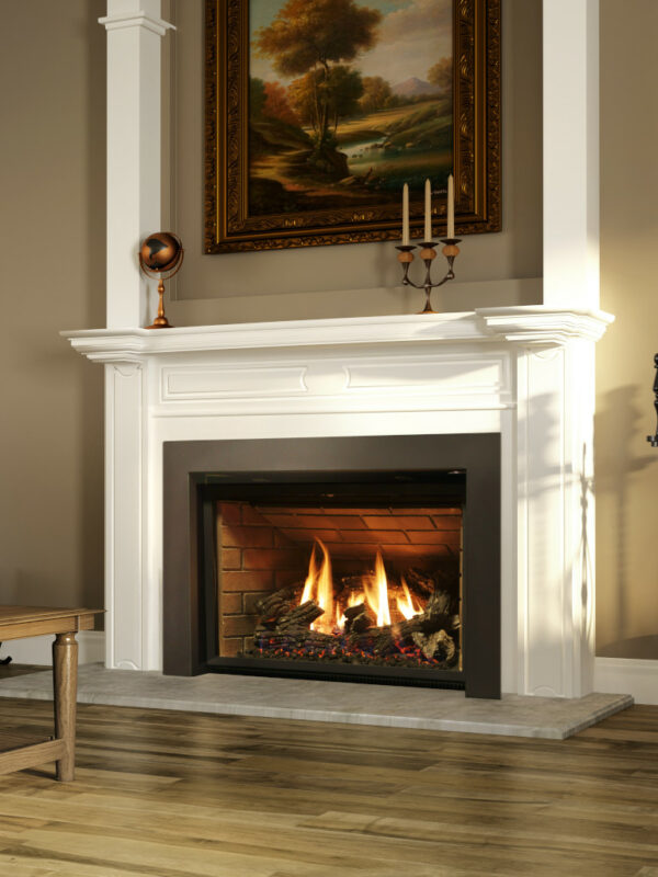 Inspiration® 29 Gas Fireplace in a old world home.